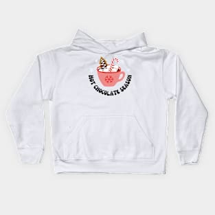 Hot Chocolate Season Kids Hoodie